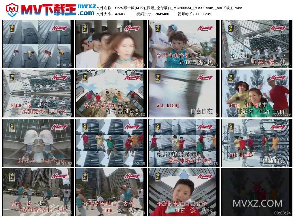 SKY-那一派(MTV)_国语_流行歌曲_MC200634